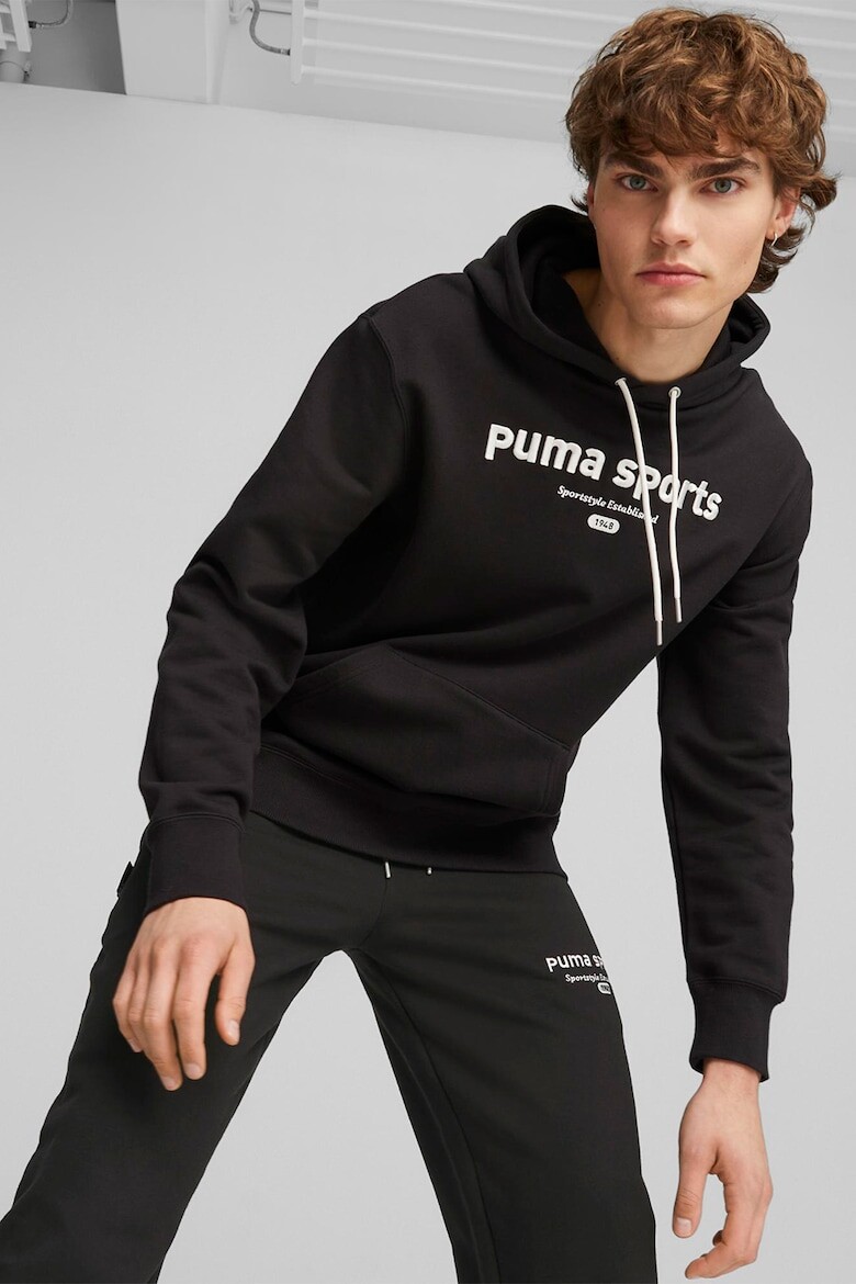 

Толстовка Team с вышитым логотипом Puma, черный