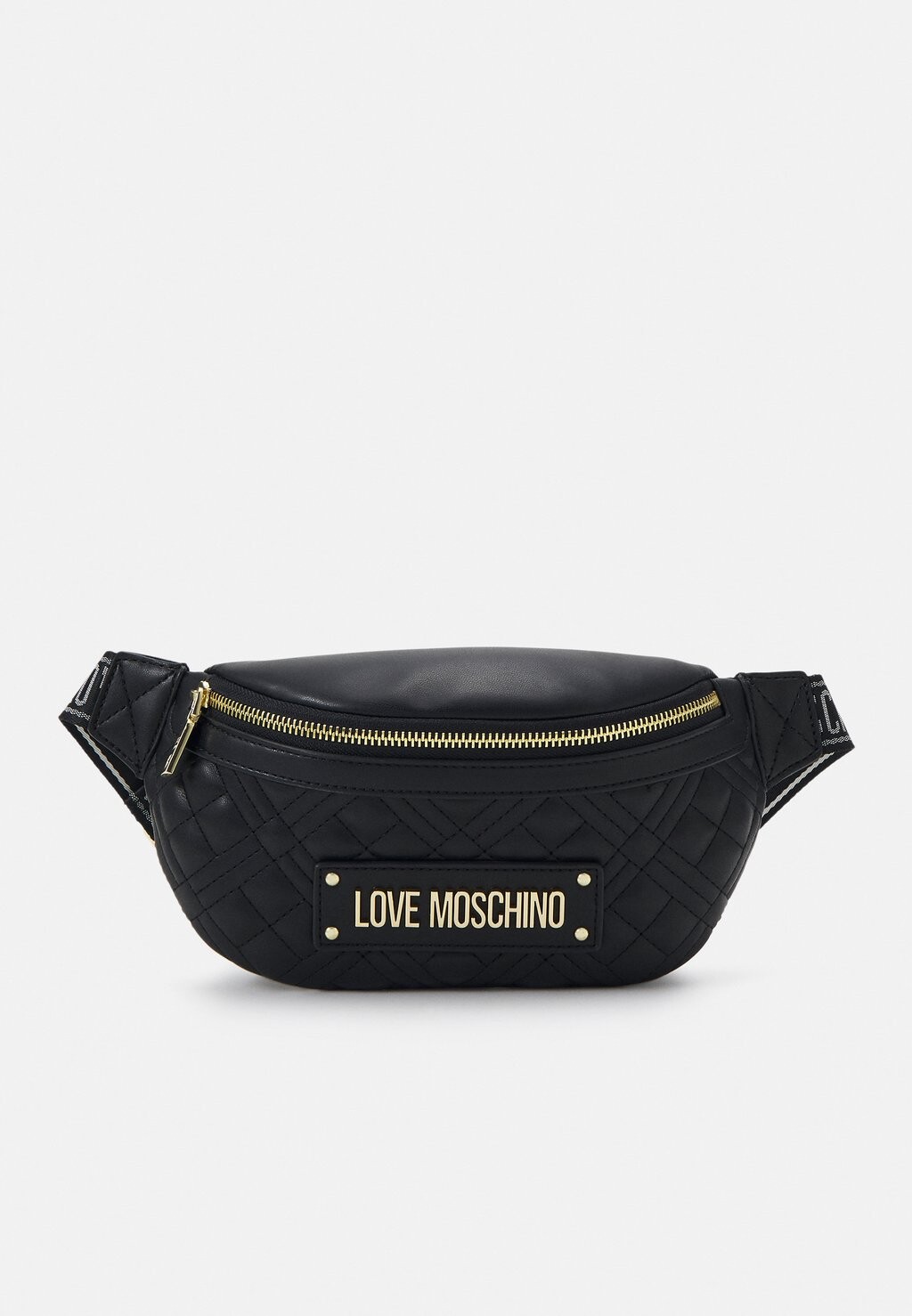 

Поясная сумка Love Moschino СТЕГАНАЯ СУМКА, черный