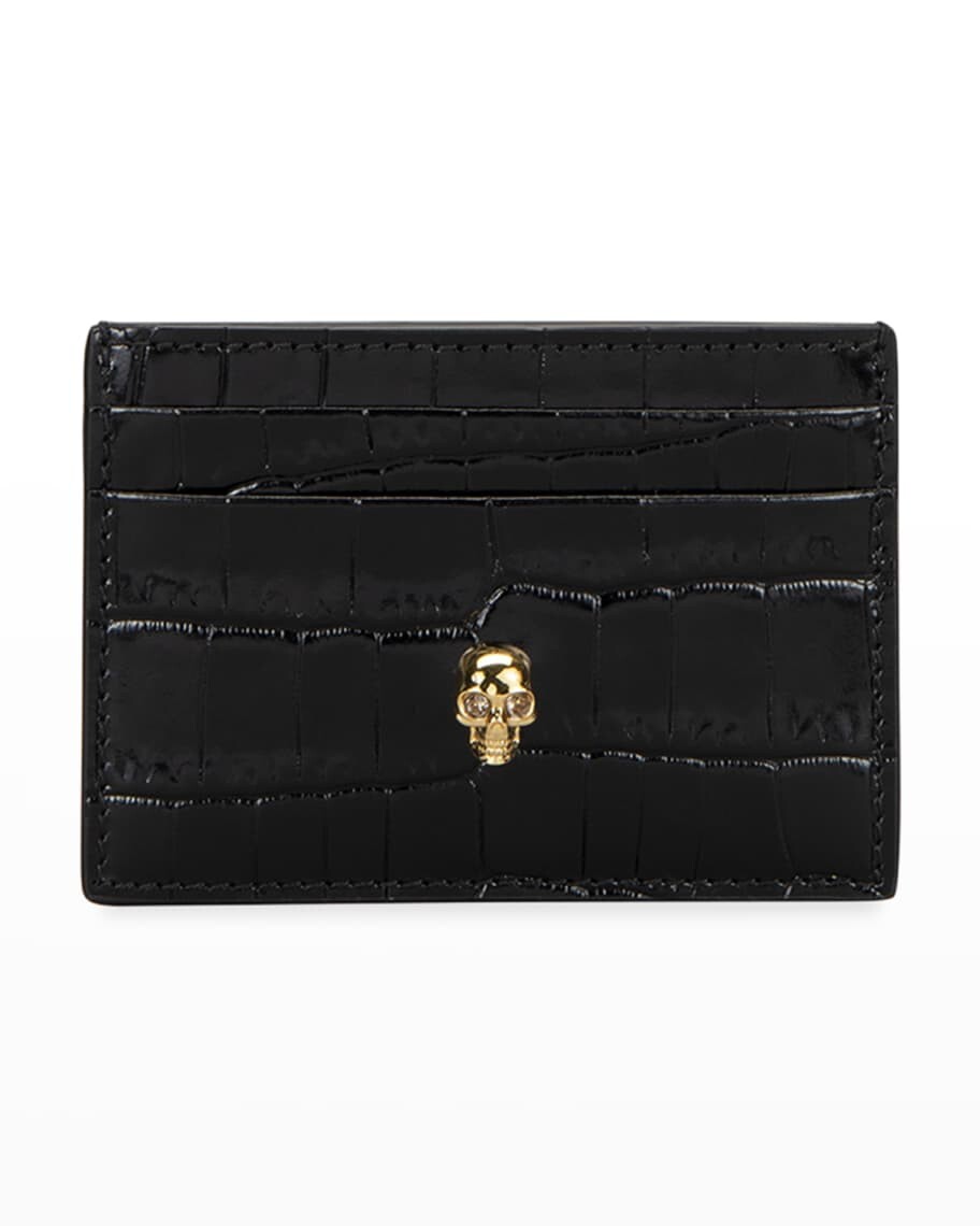 

Сумка для карточек Skull Mock-Croc Alexander McQueen