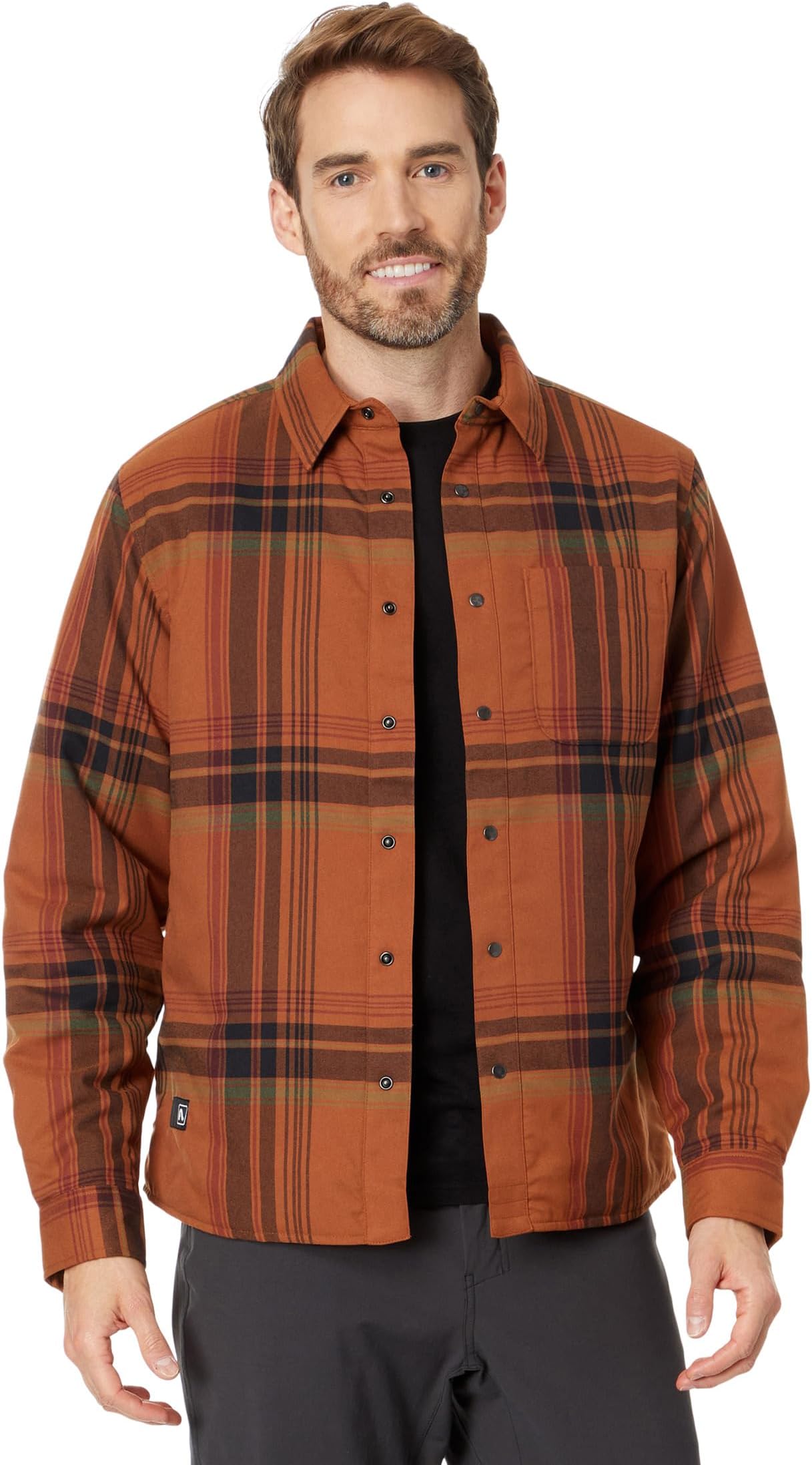 Рубашка Sinclair Insulated Flannel Flylow, цвет Copper/Redwood