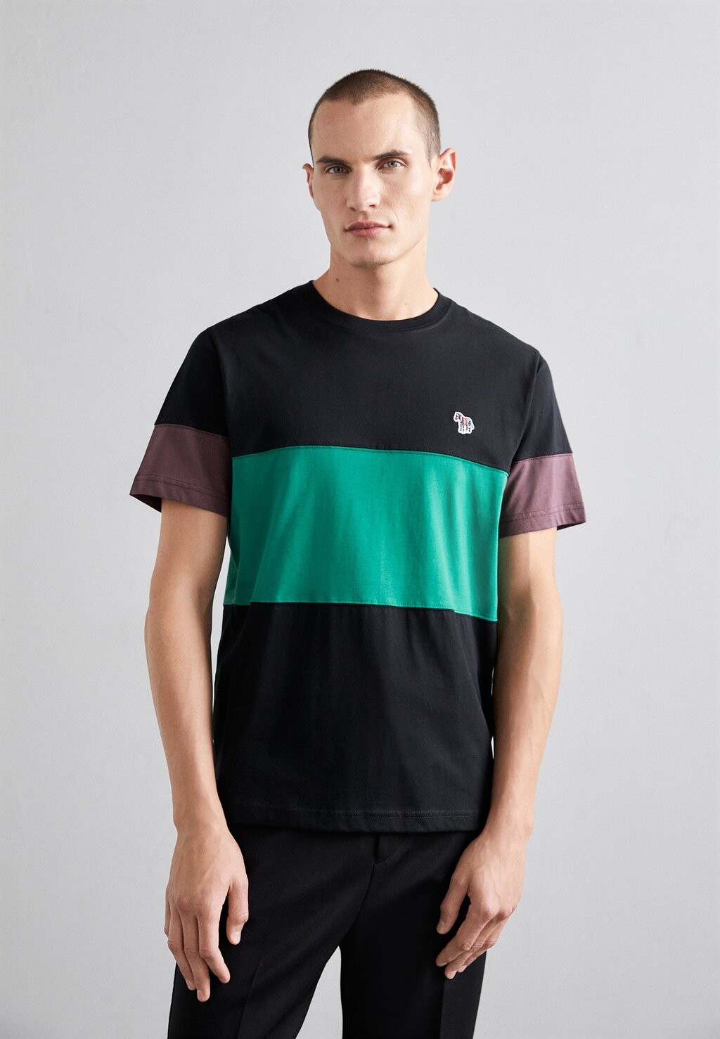 

Футболка с принтом PANEL ZEBRA PS Paul Smith, черный