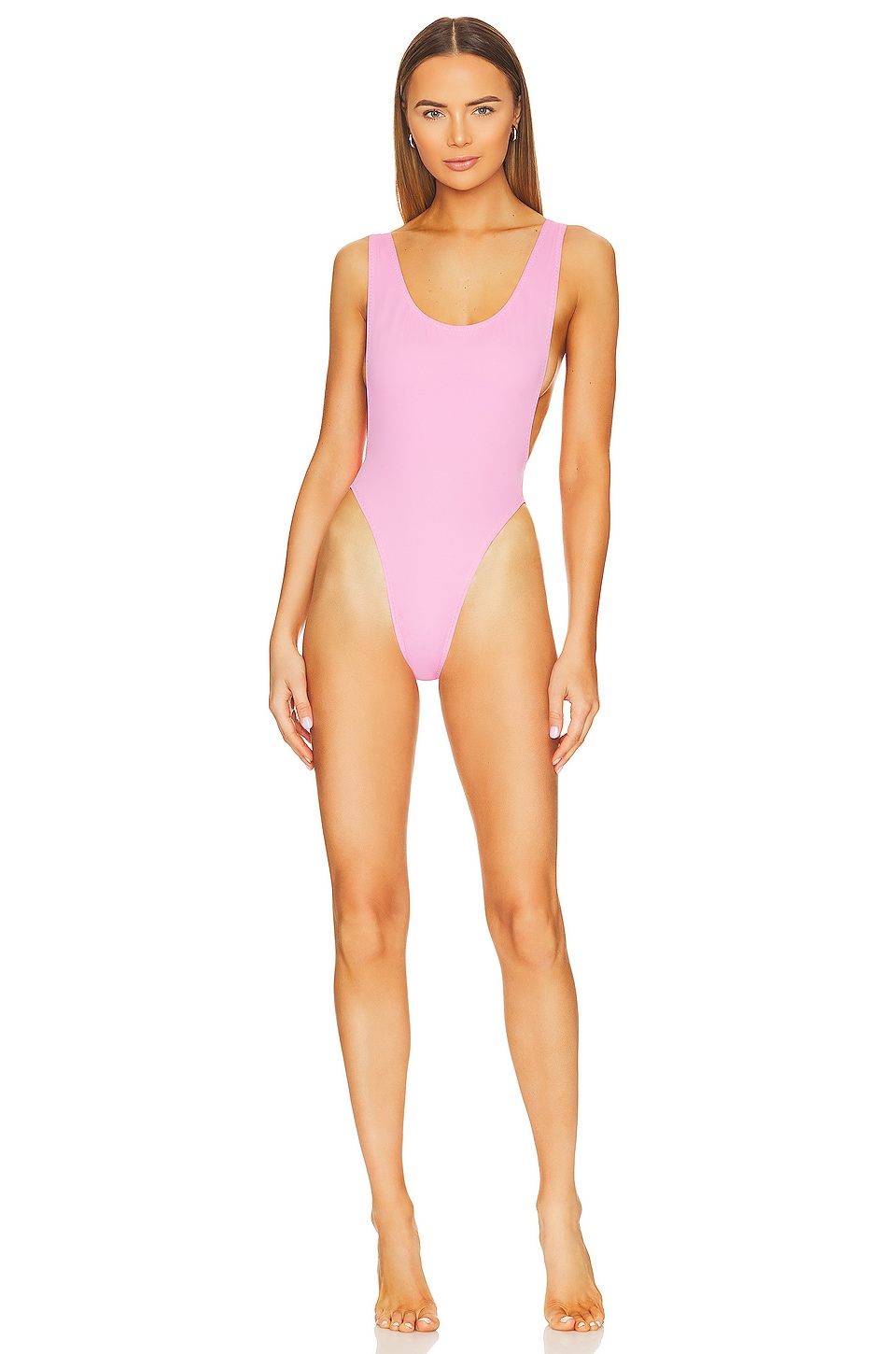 Купальник Norma Kamali Marissa, цвет Candy Pink облегающий купальник marissa со сборками norma kamali белый