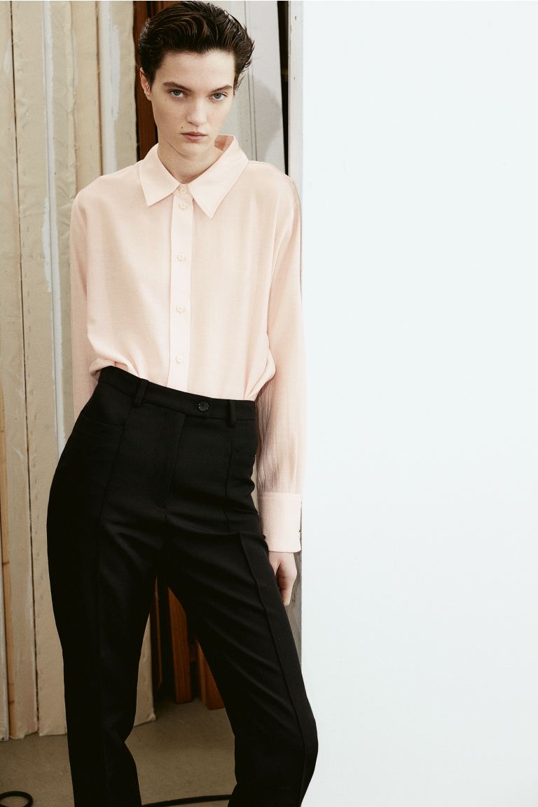 Блузка H&M, розовый блузка h