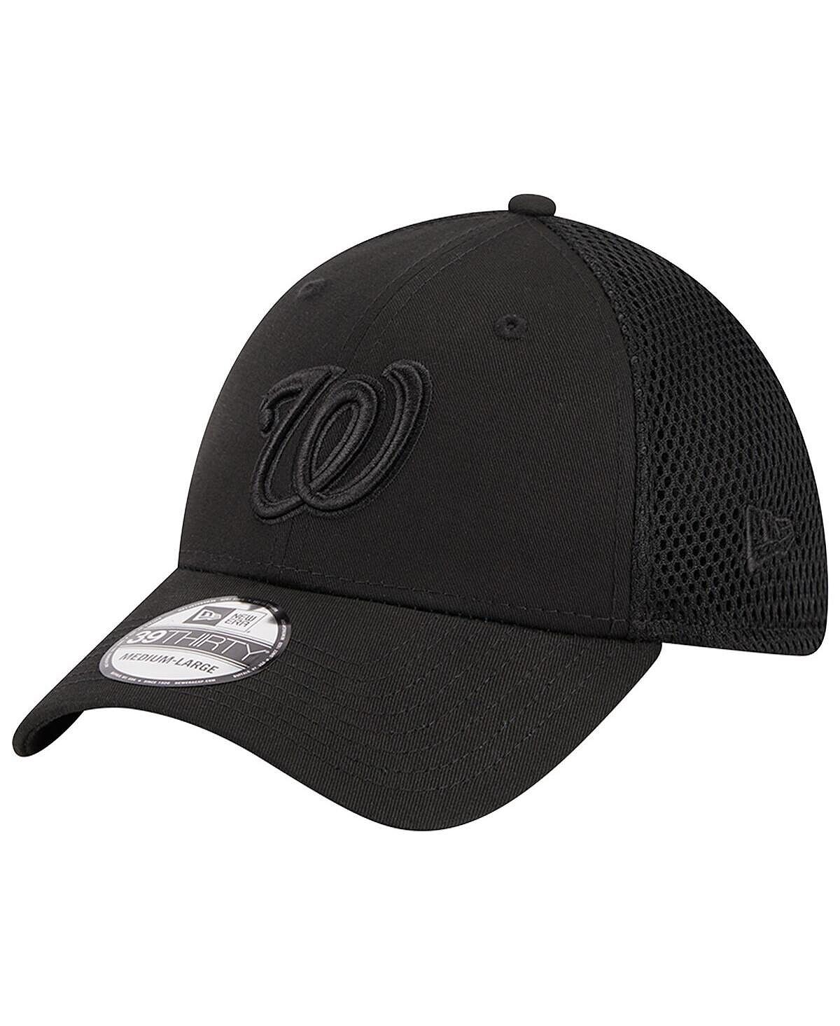 

Мужская гибкая кепка Washington Nationals Black-on-Black Neo 39THIRTY New Era