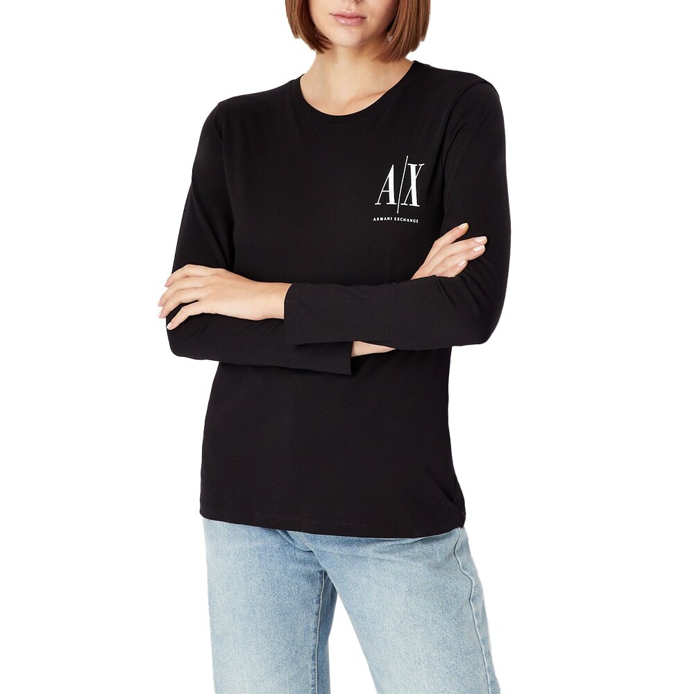 

Футболка с длинным рукавом Armani Exchange 8NYTLX_YJG3Z, черный