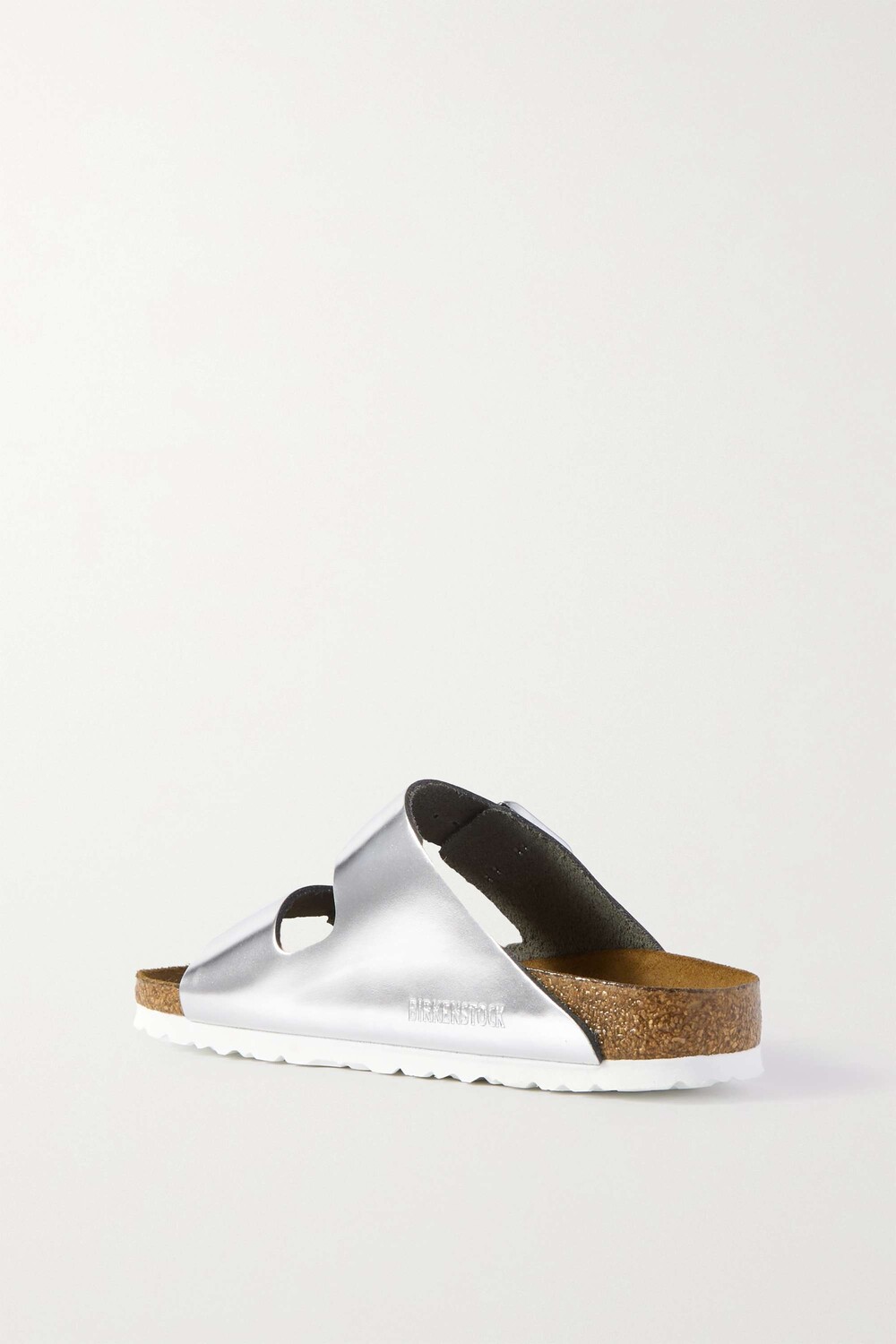 

BIRKENSTOCK сандалии Arizona из металлизированной кожи, серебро