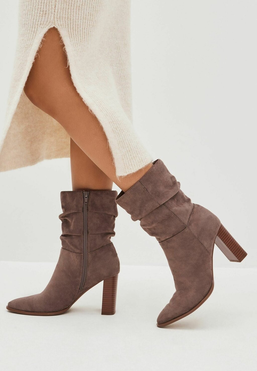 

Высокие сапоги Forever Comfort Slouch Heel Next, цвет tan brown
