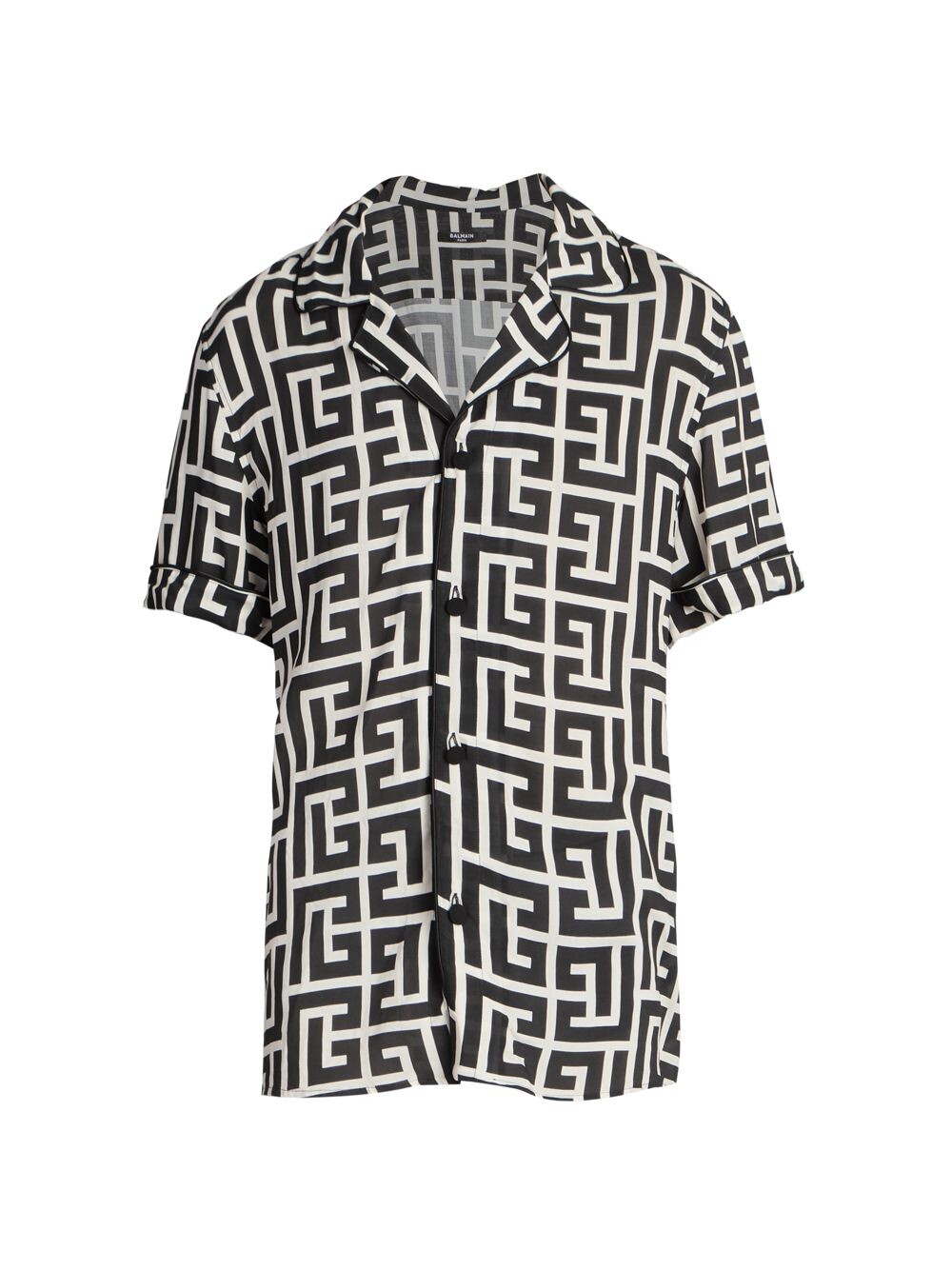 

Пижамная рубашка Macromonogram с короткими рукавами Balmain
