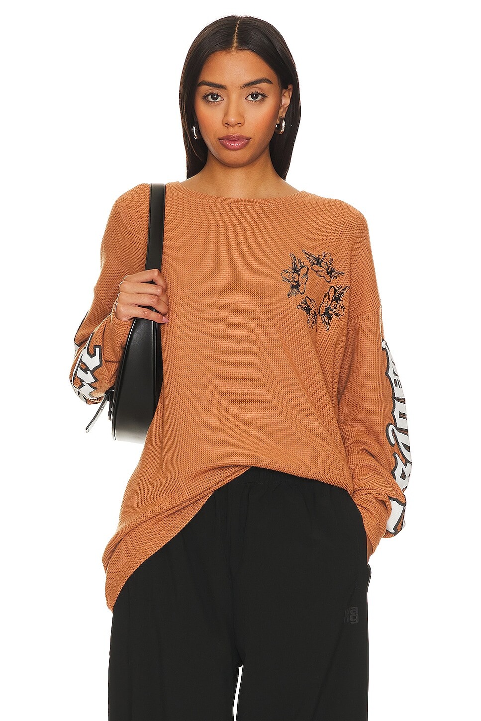 

Футболка Boys Lie Straight Flush Long Sleeve Boyfriend, оранжевый
