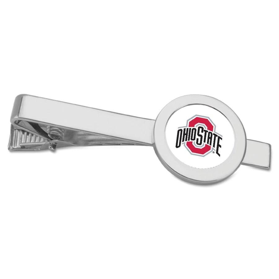 

Галстук Jardine Ohio State Buckeyes, серебряный