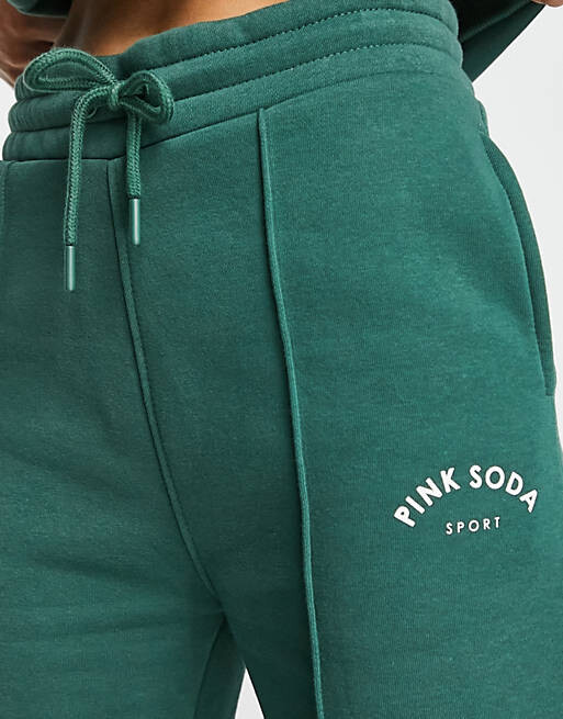 

Зеленые расклешенные джоггеры Pink Soda Sport Wilacre
