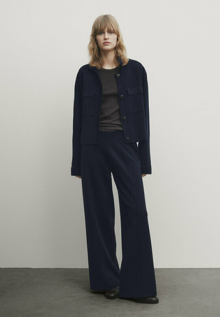 

Брюки Milano Massimo Dutti, цвет blue black denim