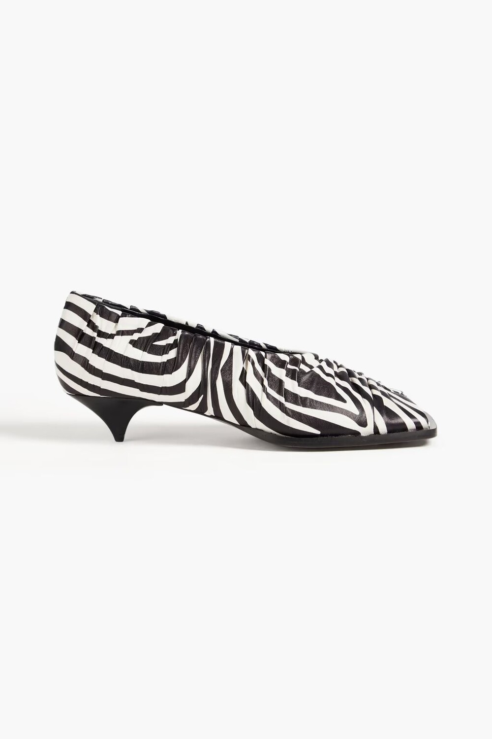 

Кожаные туфли Terla со сборками и принтом By Malene Birger, цвет Animal print