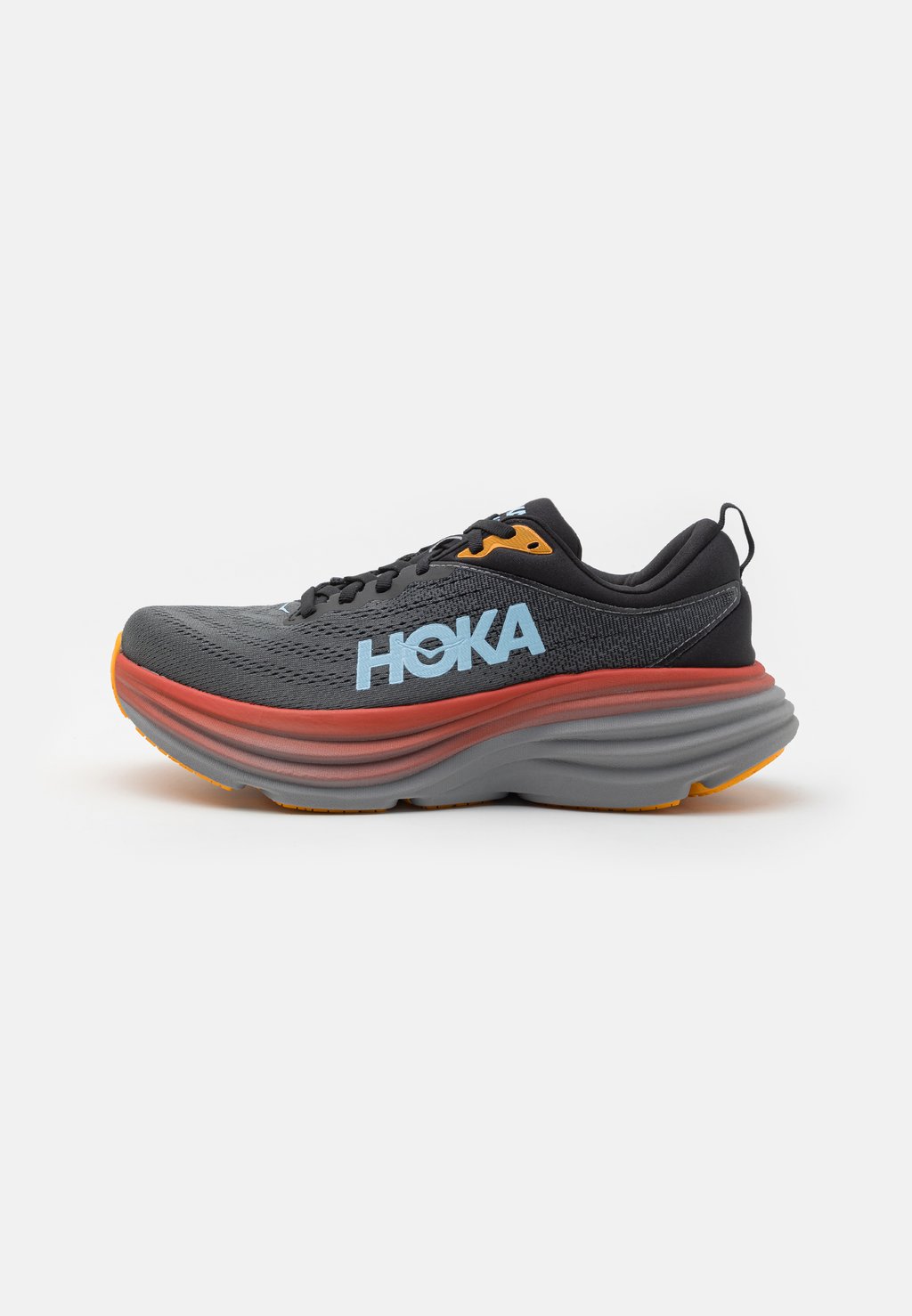 

Кроссовки нейтрального цвета Bondi 8 HOKA, цвет anthracite/castlerock