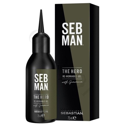

Sebastian Professional SEB MAN THE HERO 75 мл многоразовый гель для укладки, Черный
