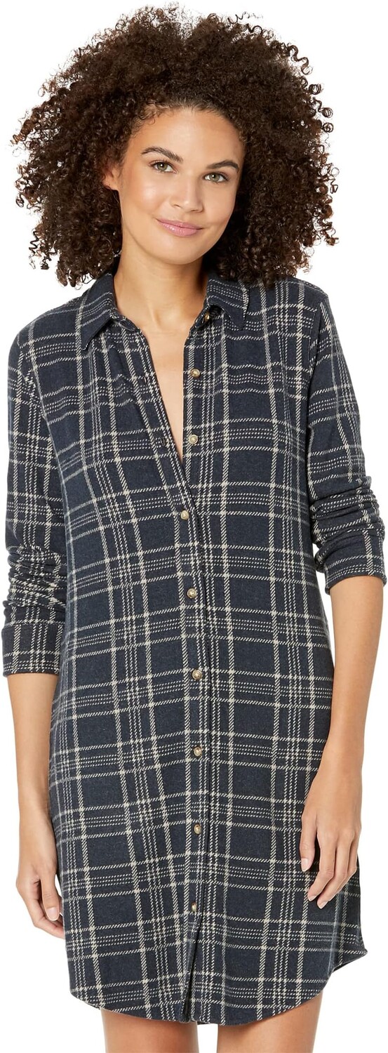 

Легендарное платье-свитер Faherty, цвет Dakota Plaid