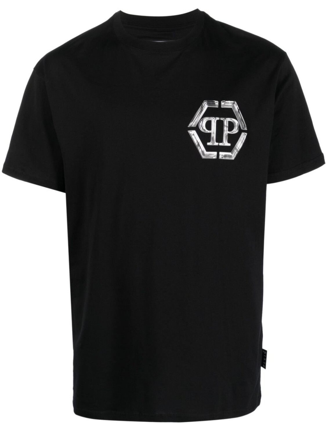 

Philipp Plein футболка SS PP Glass с логотипом, черный