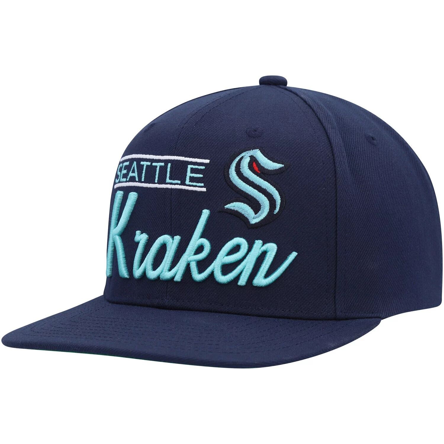 

Мужская кепка Mitchell & Ness Deep Sea Seattle Kraken Retro с замком Snapback