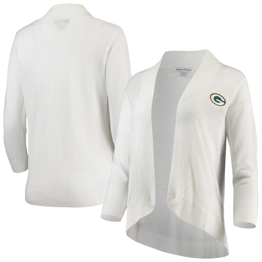 

Кардиган Tommy Bahama Green Bay Packers, белый