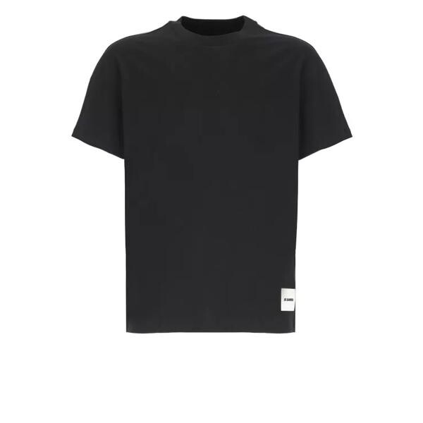 

Футболка three cotton t-shirt set Jil Sander, черный