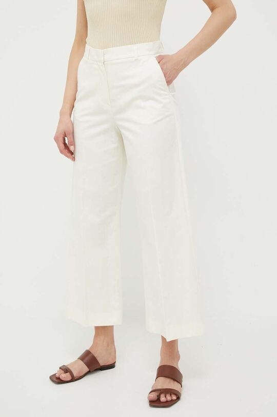 

Брюки из смешанного льна Weekend Max Mara, бежевый
