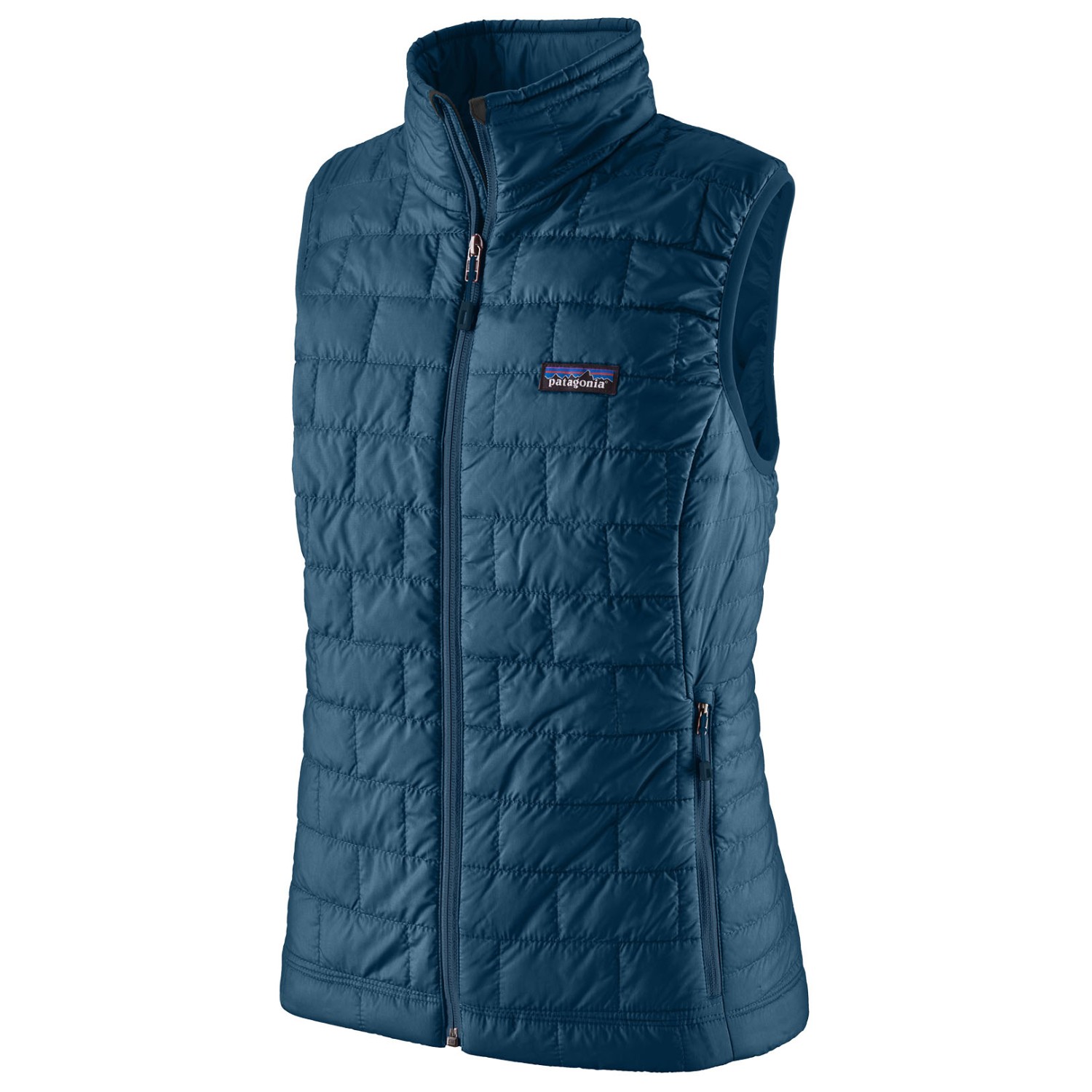 Жилет из синтетического волокна Patagonia Women's Nano Puff Vest, цвет Lagom Blue жилет siksilk cropped vest черный