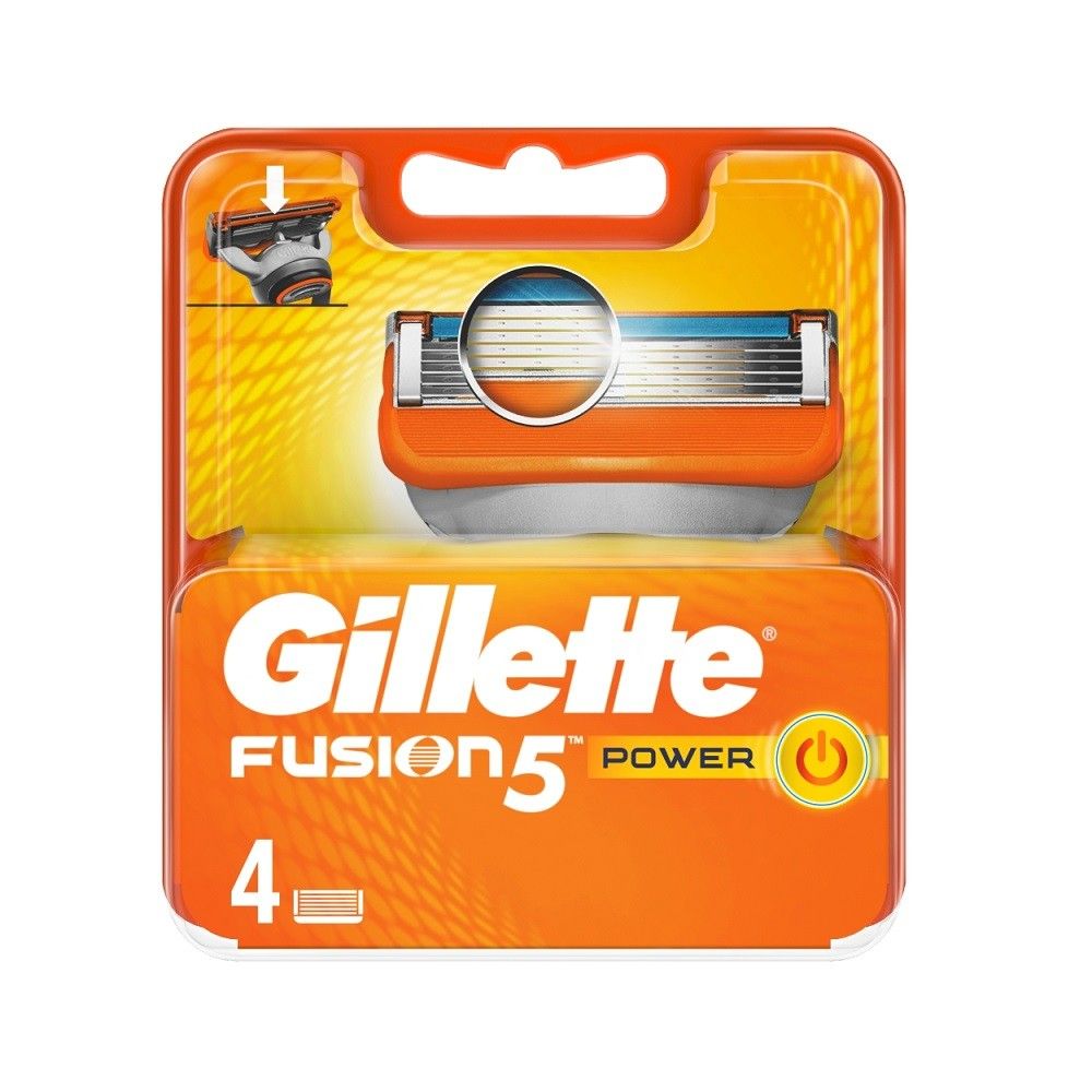 Бритвенные картриджи Gillette Fusion5 Power, 4 шт цена и фото