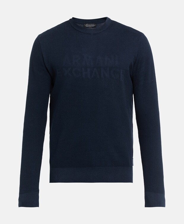 

Джемпер с длинными рукавами Armani Exchange, темно-синий