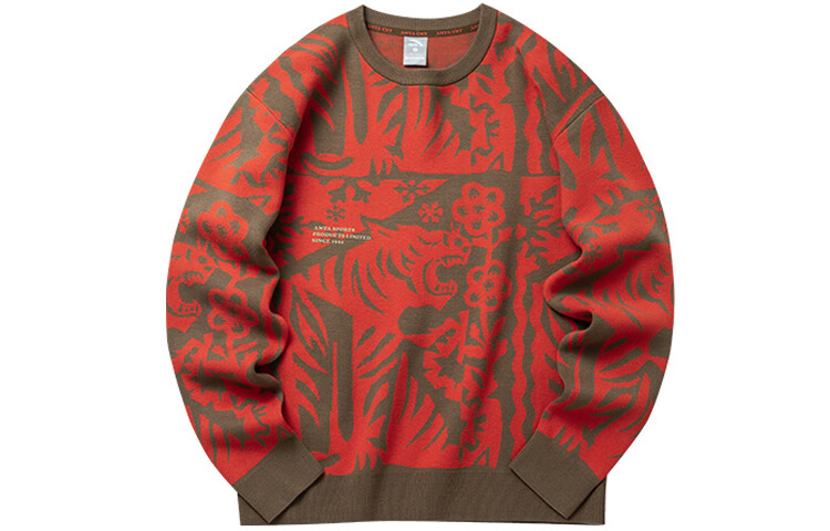 

Life Collection свитер мужской красно-коричневый Anta, коричневый