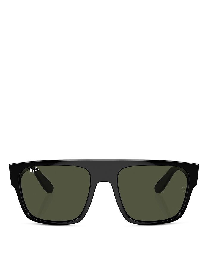 

Квадратные солнцезащитные очки Ray-Ban Drifter, 57 мм, черный