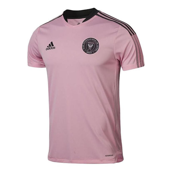 

Майка Adidas Inter Miami CF Training Jersey 'True Pink Black', розовый