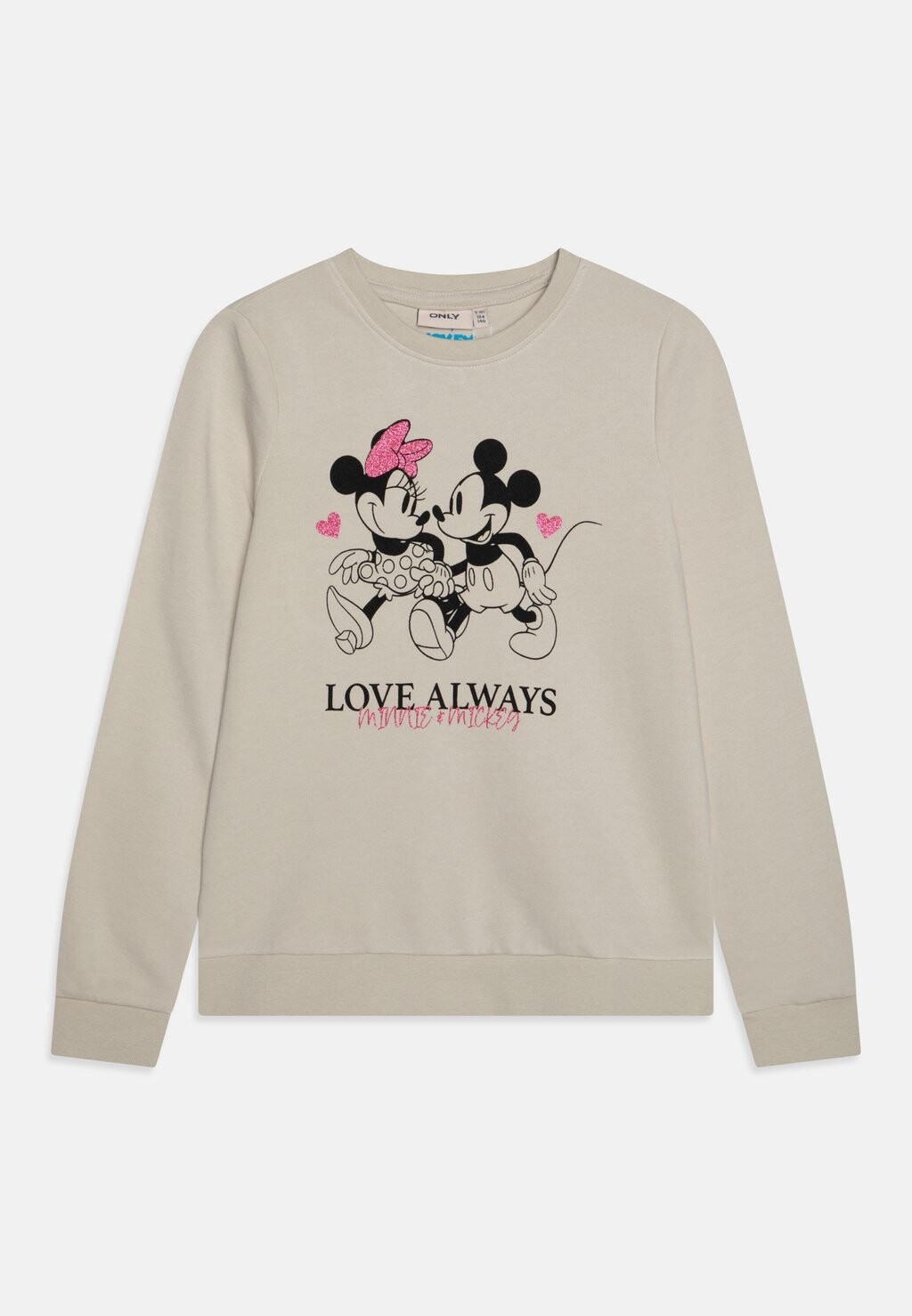 

Толстовка KOGMICKEY VALENTINE O NECK Kids ONLY, цвет pumice stone