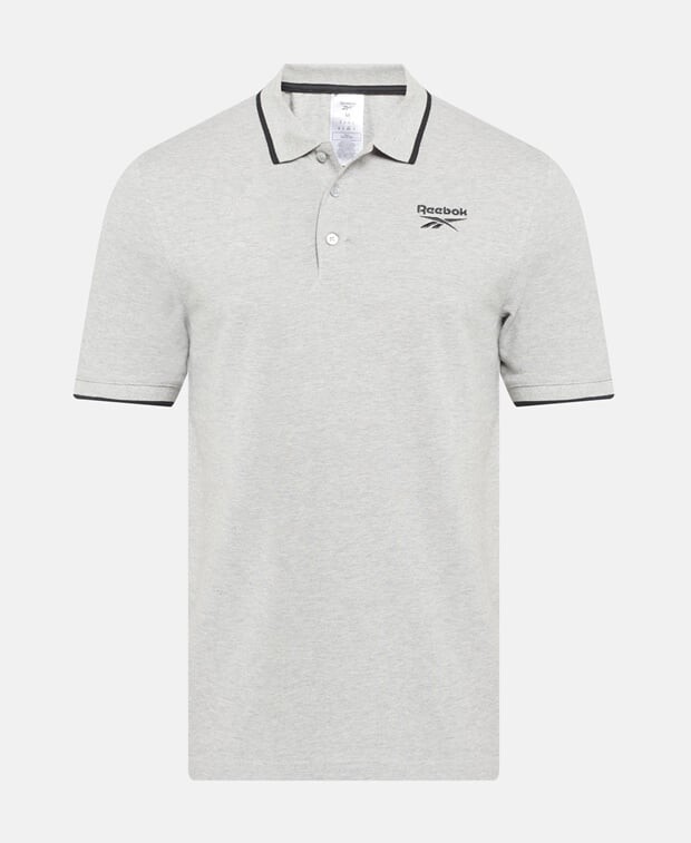 

Рубашка-поло из пике Reebok, цвет Medium Grey