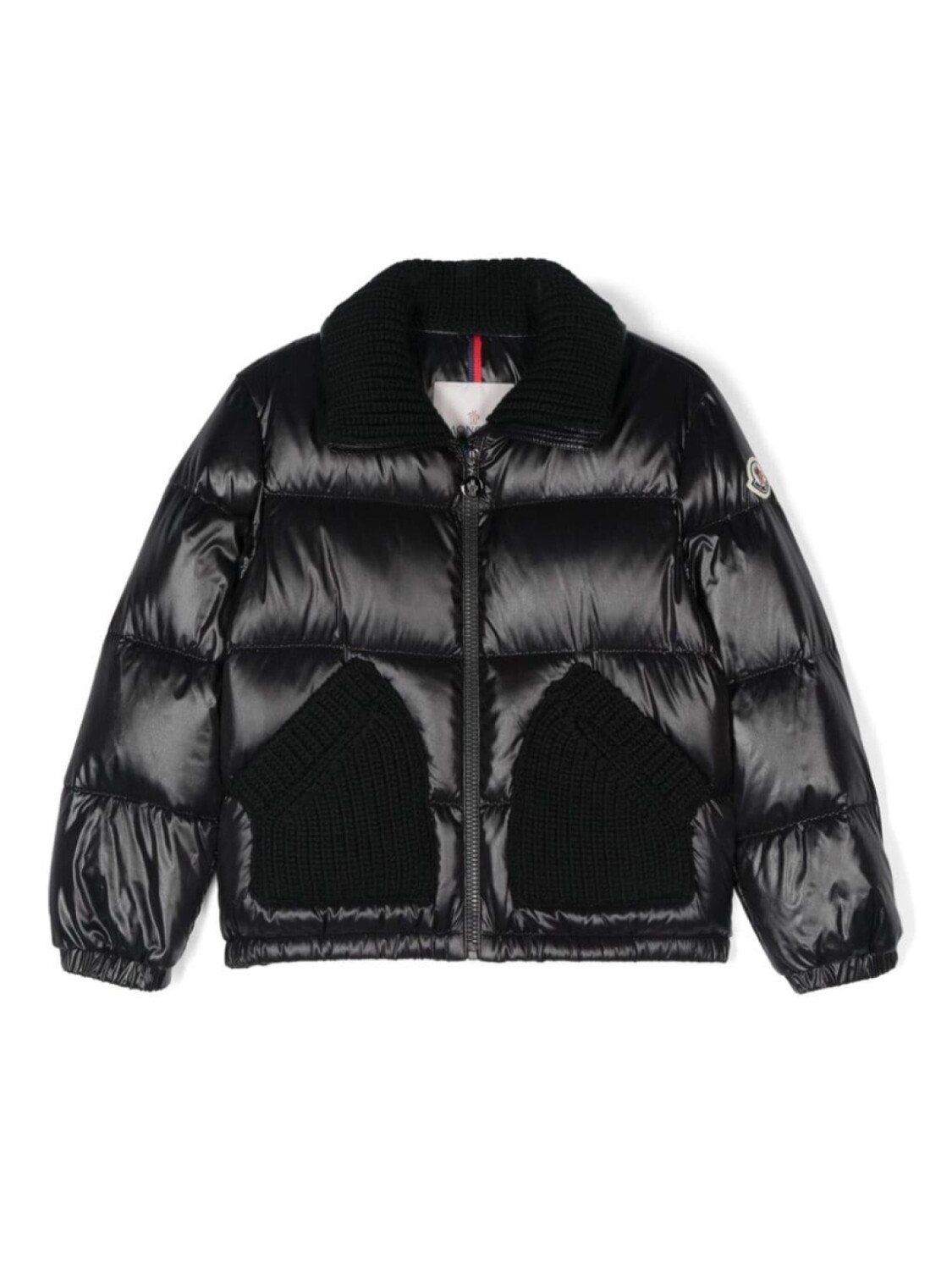 

Moncler Enfant утепленная куртка Vaigues, черный