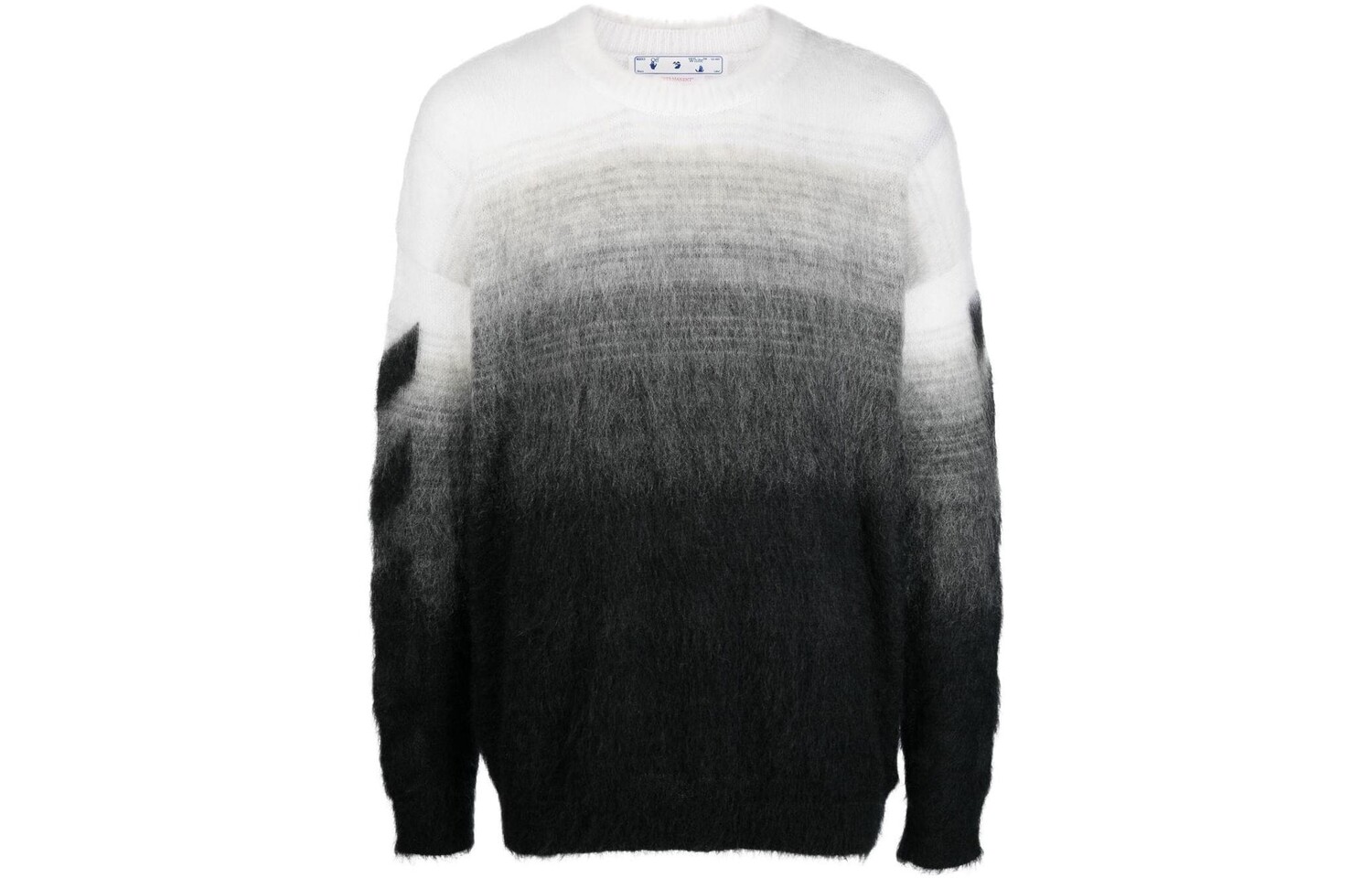 

Свитер мужской Off-White с градиентым принтом, черный / белый