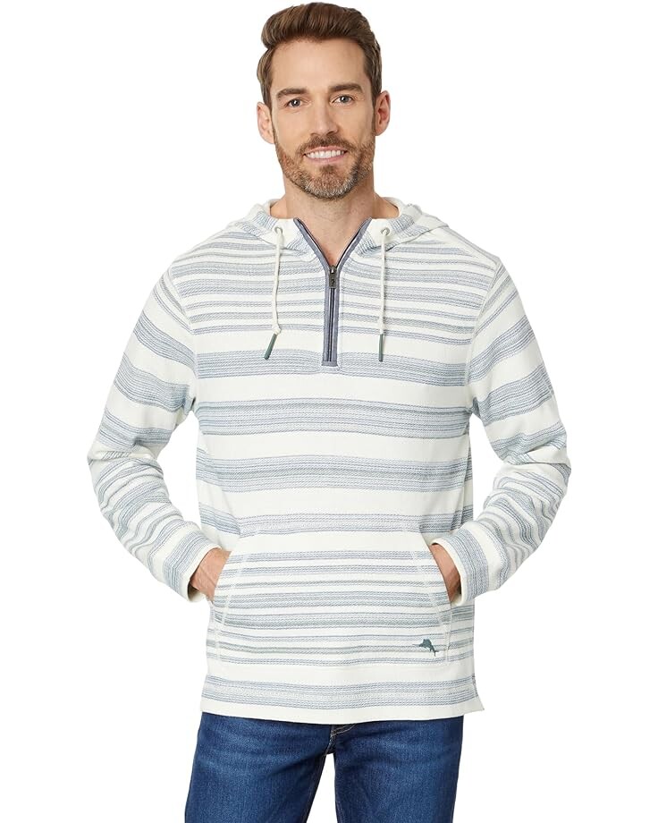 Худи Tommy Bahama Shoreline Stripe Baja, цвет Coconut