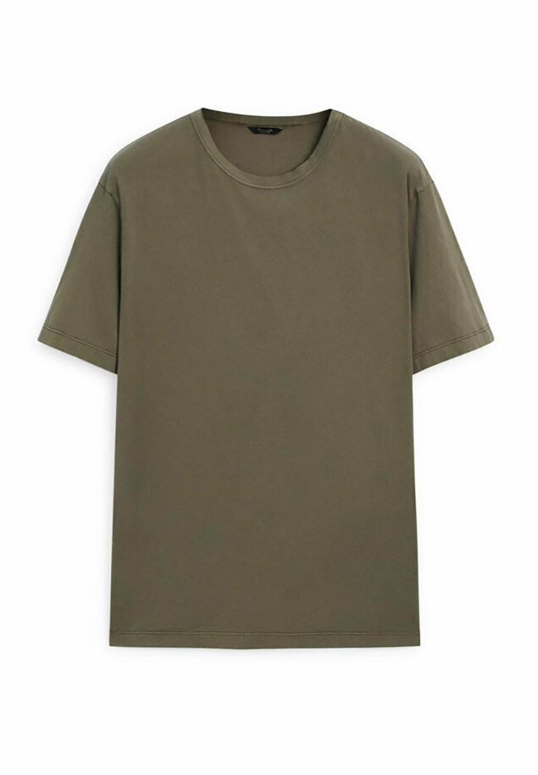 Базовая футболка FADED SHORT SLEEVE Massimo Dutti, цвет green