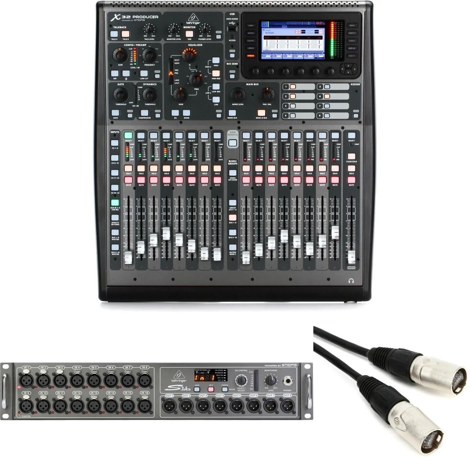 

Цифровой микшер Behringer X32 Producer со сценическим блоком S16