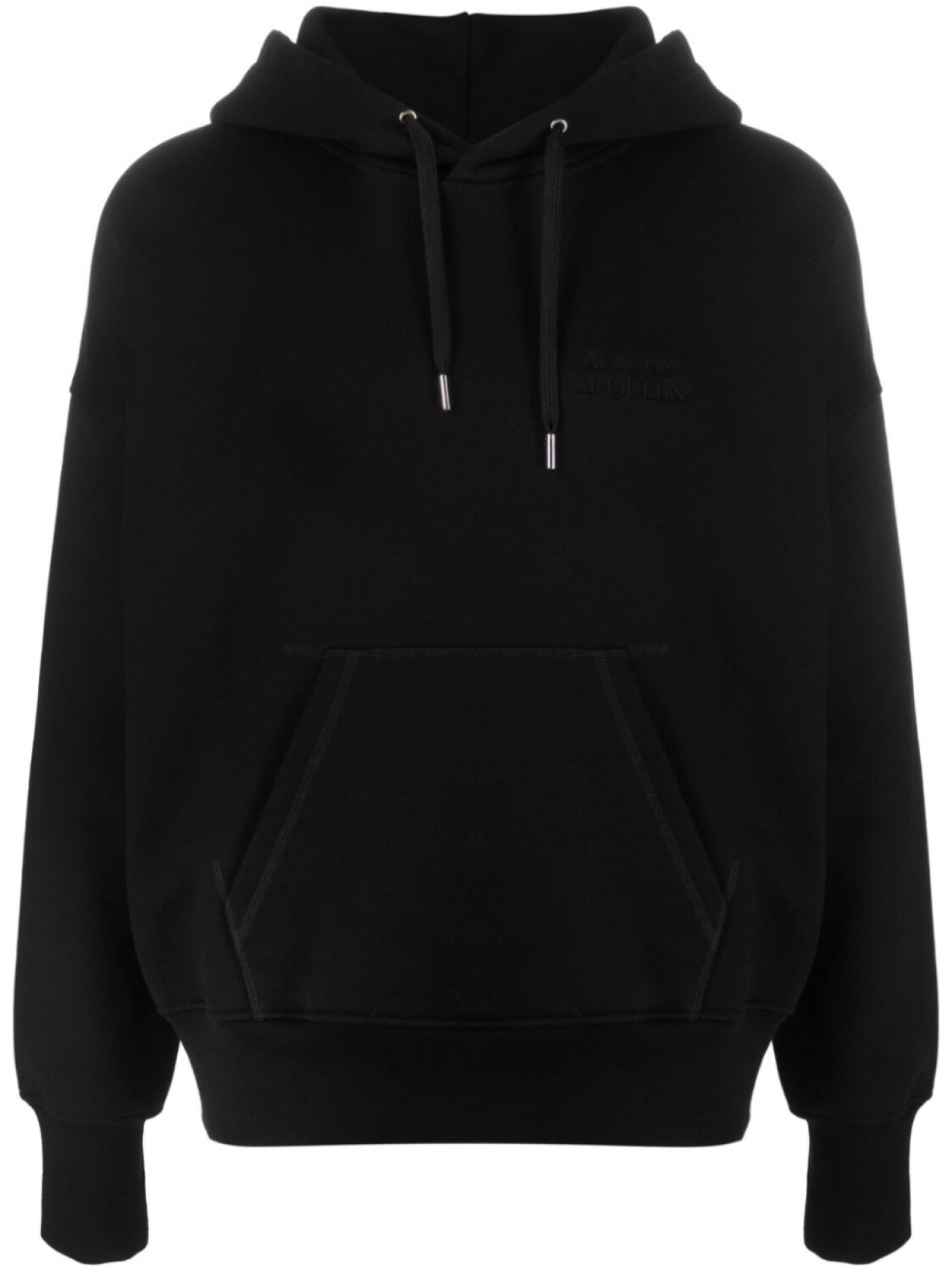 

Alexander McQueen худи с вышитым логотипом, черный