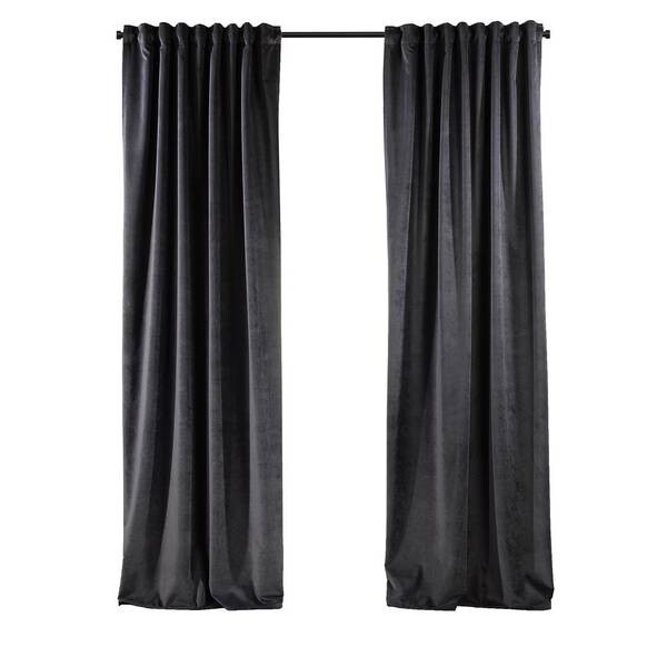 

Бархатная штора Puude Home Design 140500, 25x1x140 см цвет hochglanz schiefergrau