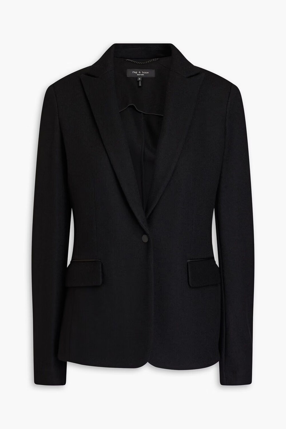 

Блейзер из шерстяного фетра Rag & Bone, черный