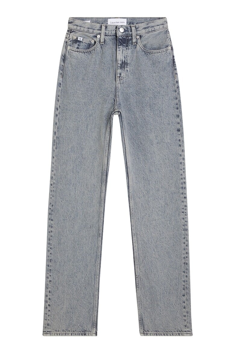

Прямые джинсы с высокой талией Calvin Klein Jeans, синий