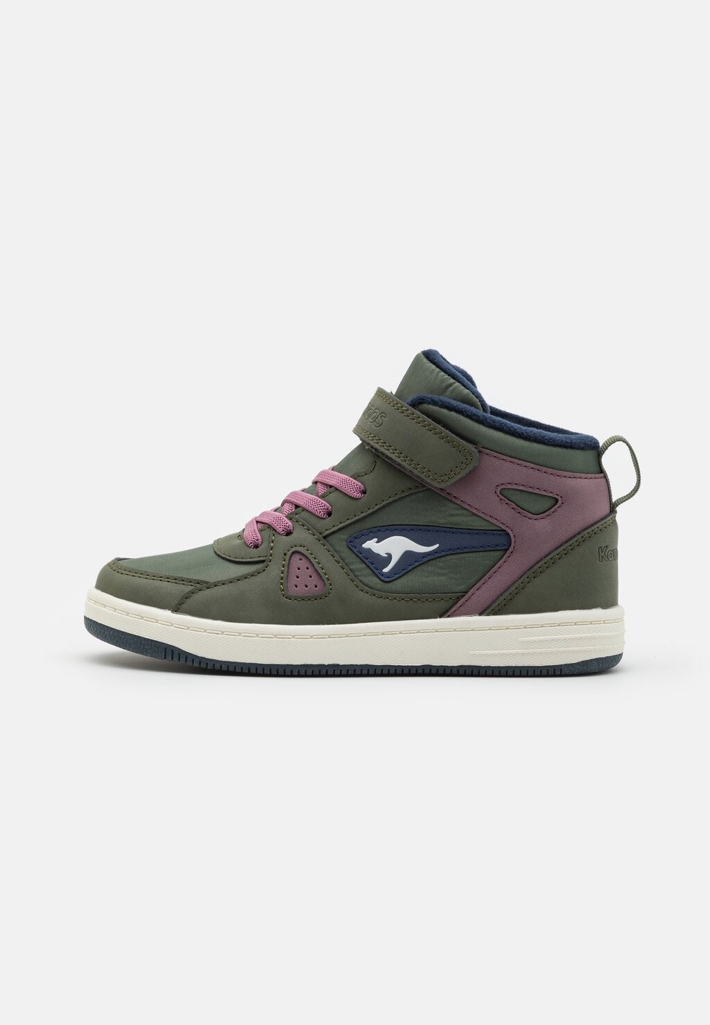 

Высокие кеды Smu Cp Kalley Unisex KangaROOS, цвет military green/dark berry