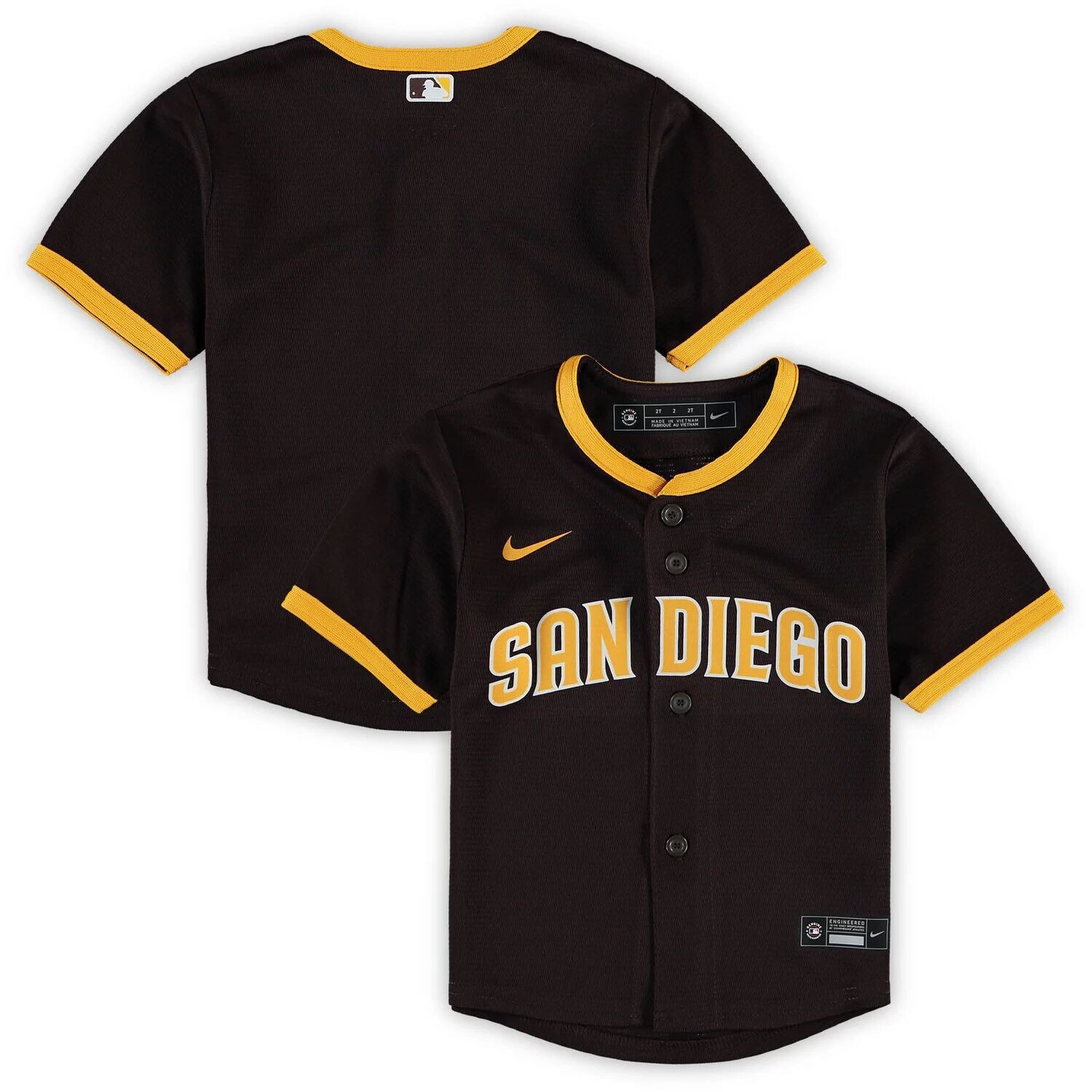 

Майка Nike Brown San Diego Padres Replica Team для малышей Nike