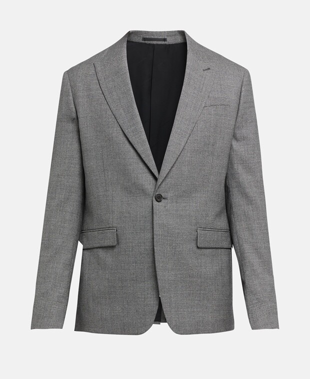 

Шерстяной пиджак AllSaints, серый