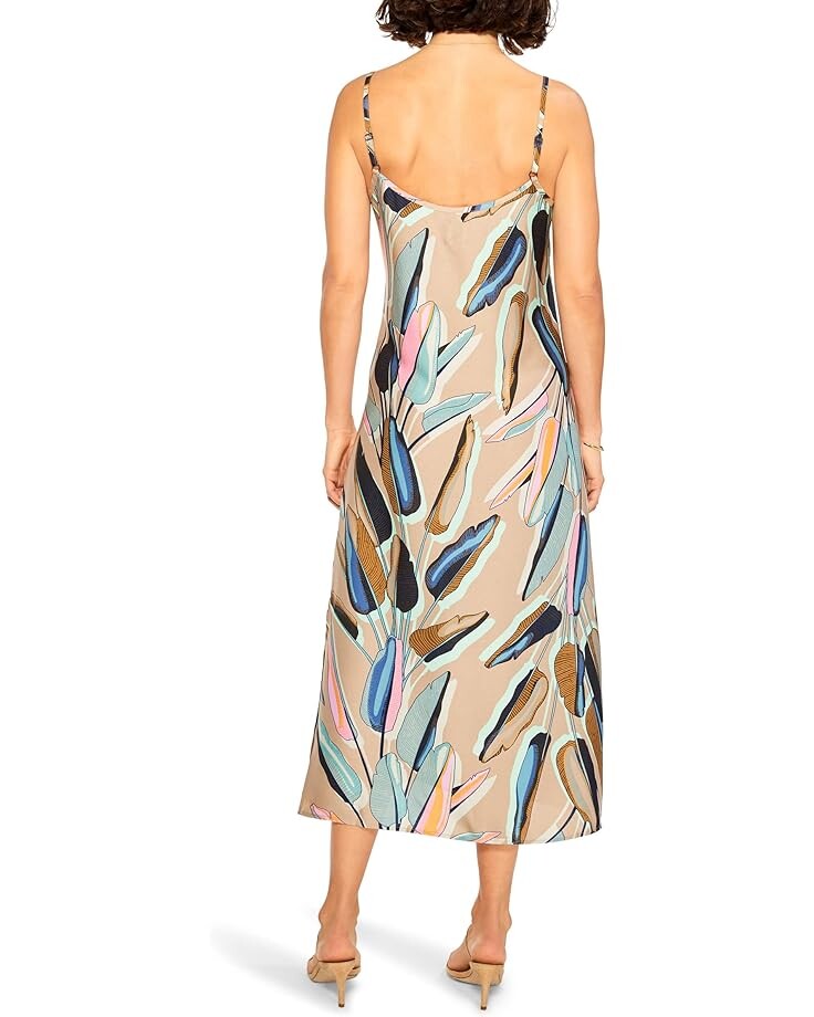 

Платье NIC+ZOE Banana Leaves Slip Dress, цвет Aqua Multi