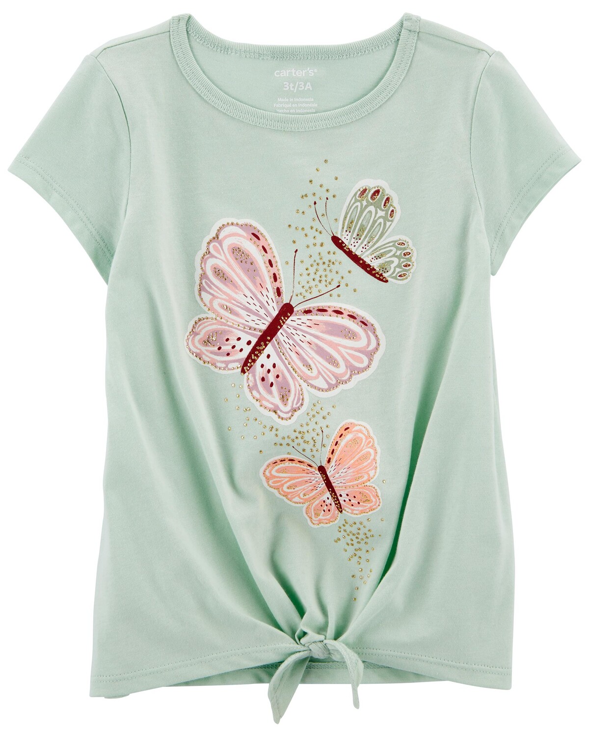 

Футболка Baby Butterfly из джерси Carter's, зеленый