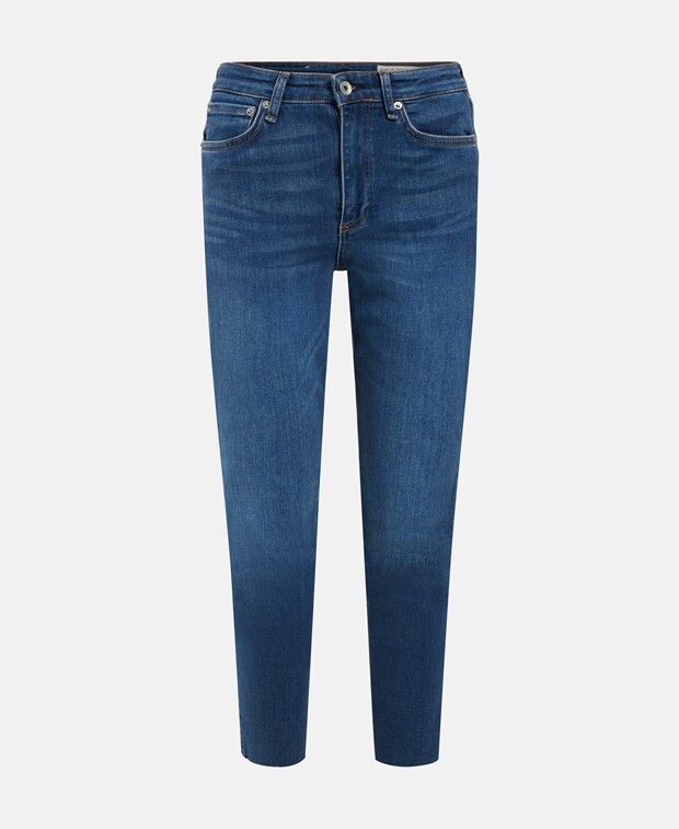 

Джинсы узкого кроя Rag & Bone, темно-синий