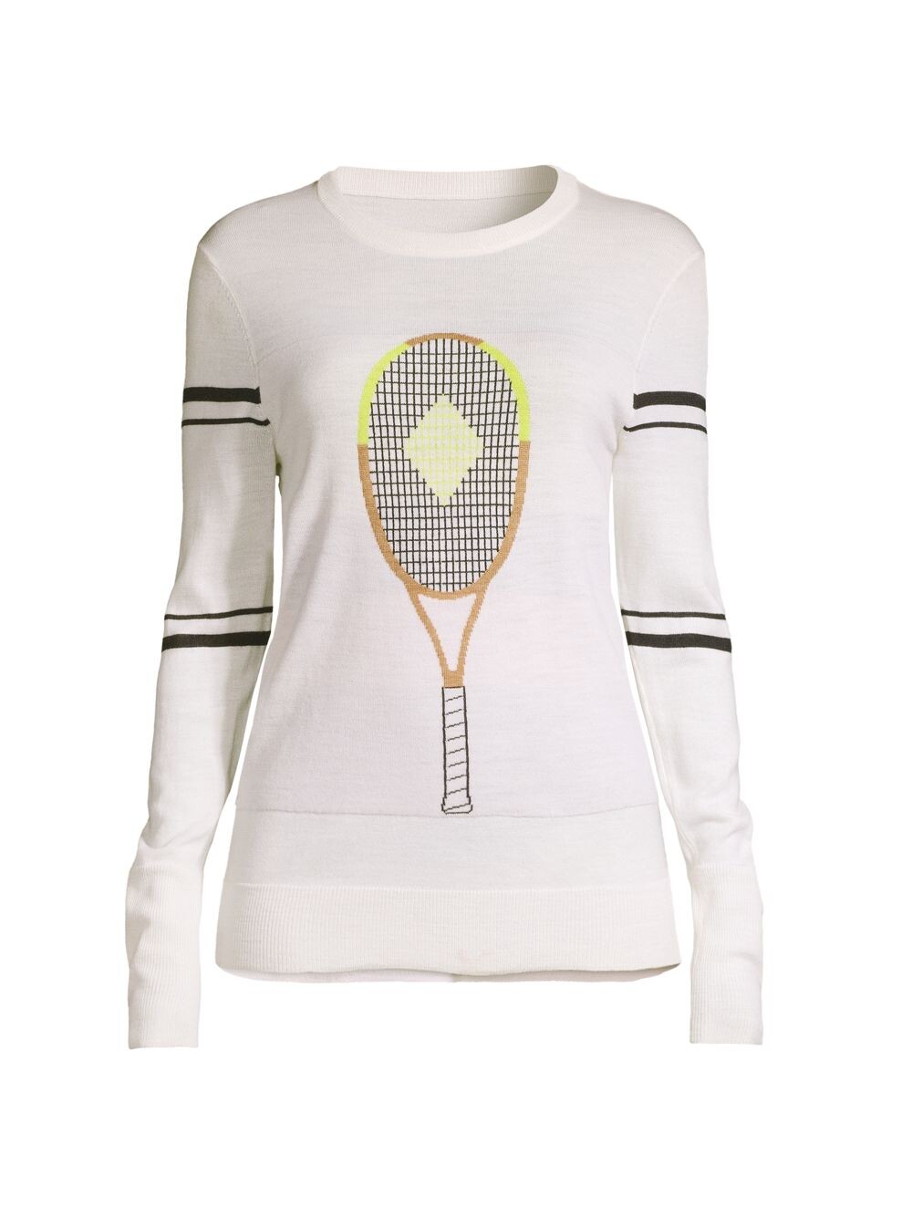 

Свитер Racquet из шерсти мериноса L'Etoile Sport, белый