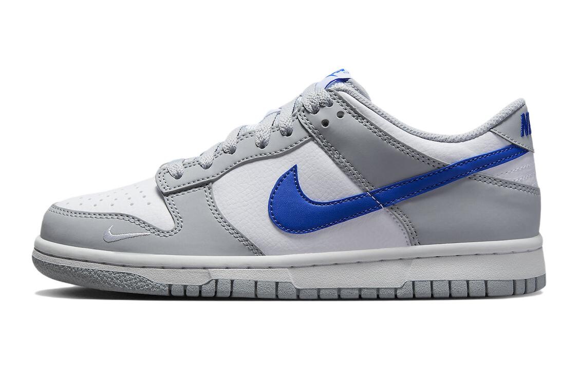 

Nike Dunk Low Mini Swoosh Wolf Grey Game Royal (GS)